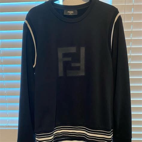 fendi jumper black|genuine fendi sweaters.